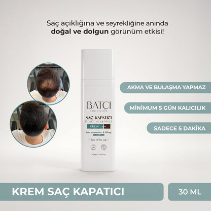 Batçı Saç Kapatıcı Dolgunlaştırıcı Sıvı Krem - 30ML