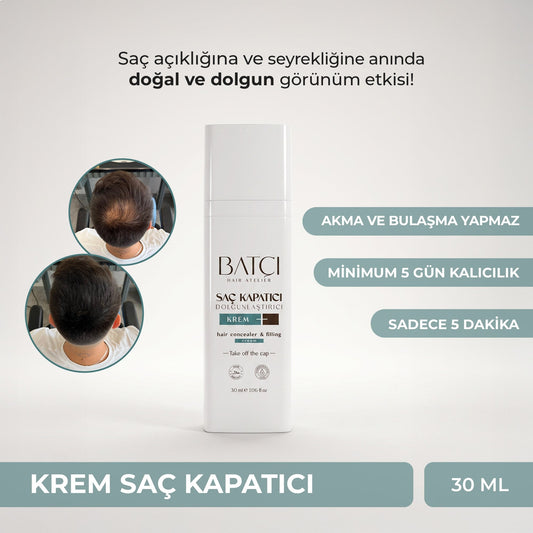 Batçı Saç Kapatıcı Dolgunlaştırıcı Sıvı Krem - 30ML